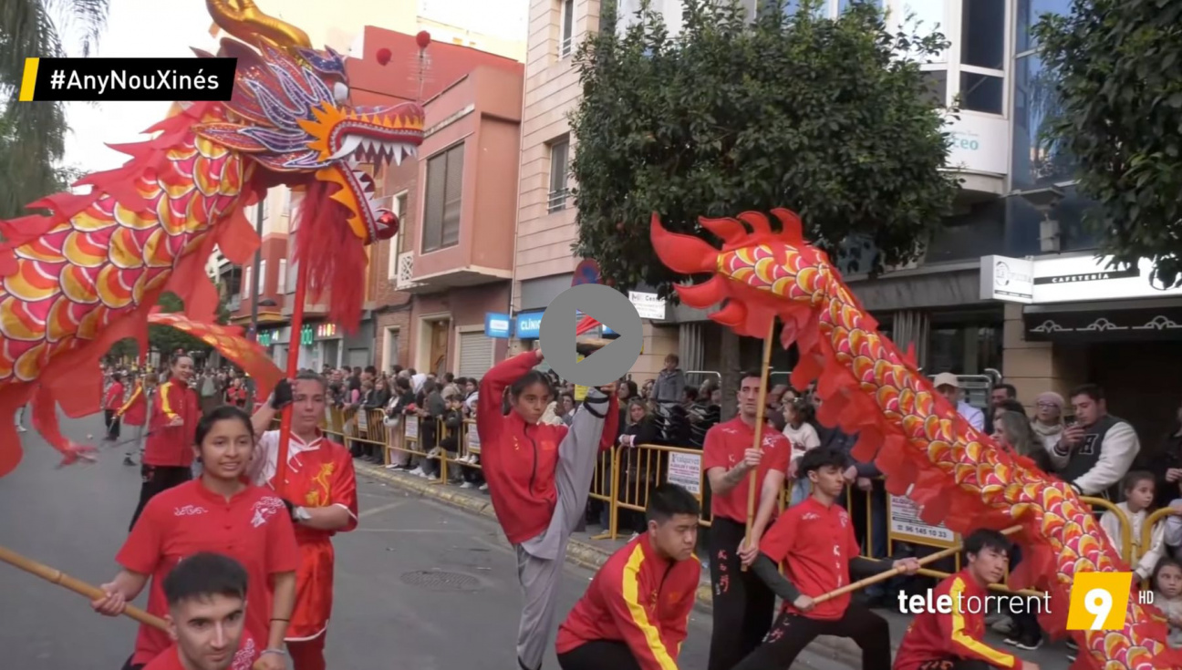Torrent celebra per primera vegada l'Any Nou Xinés